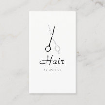 Geschäfts-Karte - Haar-Stylist-stark vereinfachte