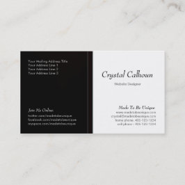 Geschäfts-Karten-Schablone - Dunkelheit - Visitenkarte