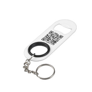 Geschäfts-QR-Code-Logo Modern Mini Flaschenöffner