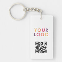 Geschäfts-QR-Code-Logo Weiß
