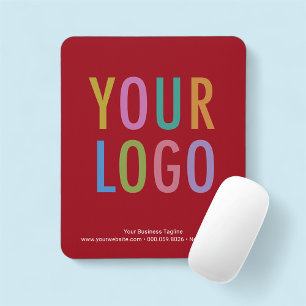 Geschäfts-Rot-Mauspad mit individuellem Firmenlogo Mousepad
