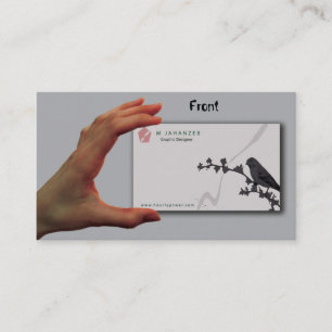 Geschäfts-Spatz, 3,5" x 2,0", 100 verpacken, Visitenkarte