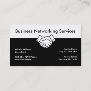 Geschäfts-Vernetzungs-Visitenkarten Visitenkarte