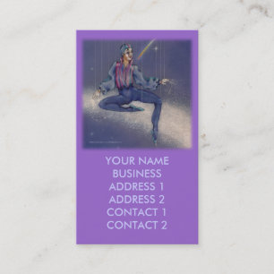 Geschäfts-Visitenkarten - kosmischer Pantomime Visitenkarte