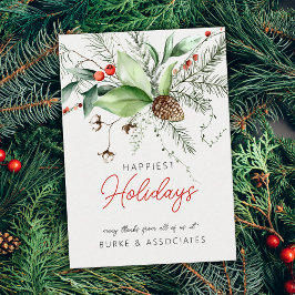 Geschäfts-Weihnachtsgrün Personalized Visitenkarte