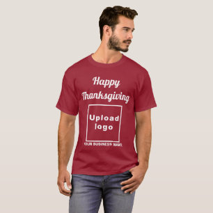 Geschäfts-Weihnachtsgruß auf marineblauem T-Shirt