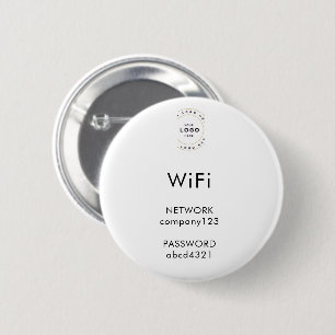 Geschäfts-Wifi Moderne Netzwerk-Podium-Sing Button
