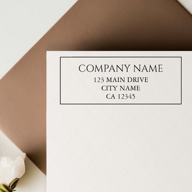 Geschäftsadresse Beruflich Gummistempel (Von Creator hochgeladen)