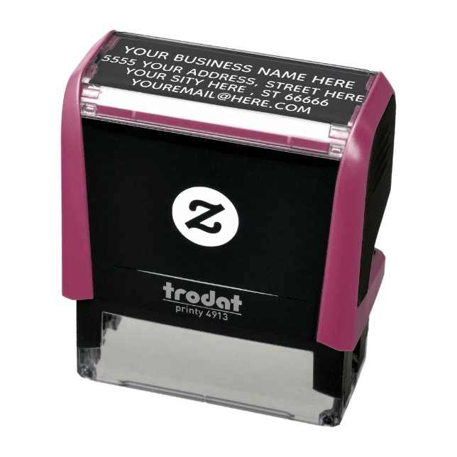 Geschäftsadresse Ihr Unternehmen Personalisiert - Permastempel (Produkt)
