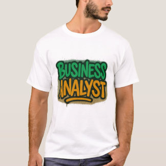 Geschäftsanalytiker im Graffiti-Stil T-Shirt