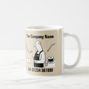 Geschäftsbereich Elektrodienstleistungen Elektrisc Kaffeetasse