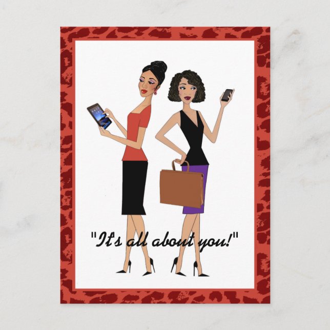 "Geschäftsbereiche" Postkarte (Vorderseite)