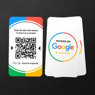 Geschäftsbewertung Link Google 5 Sterne Bewertunge Visitenkarte