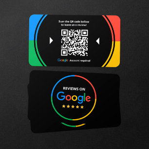 Geschäftsbewertung Link Google 5 Sterne Bewertunge Visitenkarte