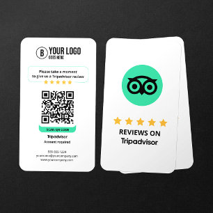 Geschäftsbewertung Link Tripadvisor Bewertungen QR Visitenkarte