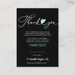 Geschäftsdanken & Rabattcode | Modern Loyal Treuekarte