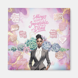 Geschäftserfolg und Frauenförderung Magnet