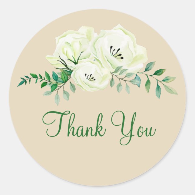 Geschäftsflorale Vielen Dank an Stickers (Vorderseite)