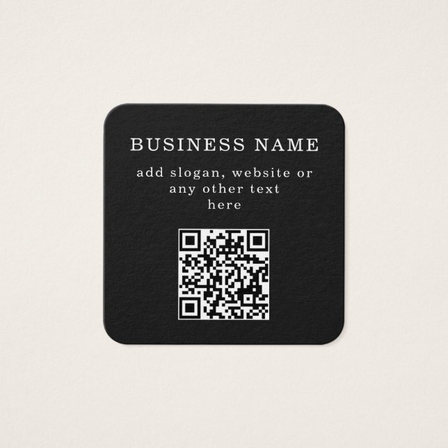 Geschäftsfördernder QR-Code  (Vorderseite)