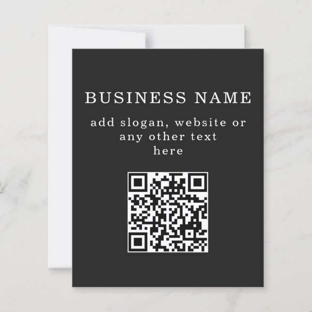 Geschäftsfördernder QR-Code  (Vorderseite)