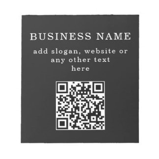 Geschäftsfördernder QR-Code Notizblock