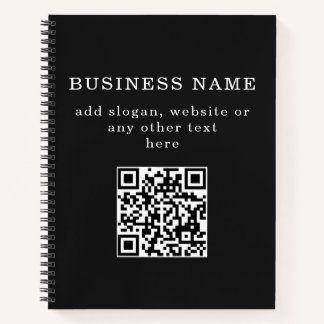 Geschäftsfördernder QR-Code Notizbuch