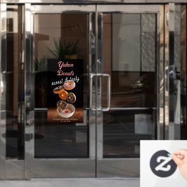 Geschäftsförderung für individuelle Donut-Shops Fensteraufkleber