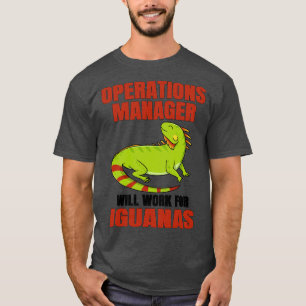 Geschäftsführer wird für Leguane arbeiten T-Shirt