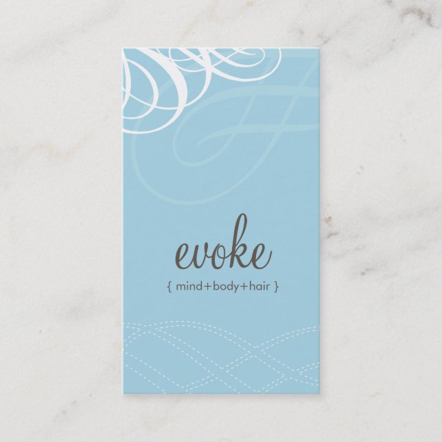 GESCHÄFTSKARTE: Designervogue 12 Visitenkarte (Vorderseite)