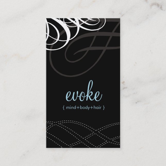 GESCHÄFTSKARTE: Designervogue 18 Visitenkarte (Vorderseite)