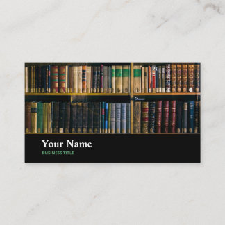 Geschäftskarte für Bibliothekare Visitenkarte