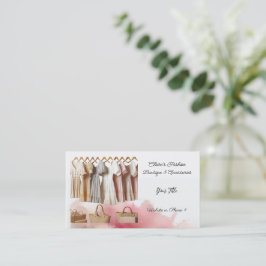 Geschäftskarte für die Boutique von Frauen Visitenkarte