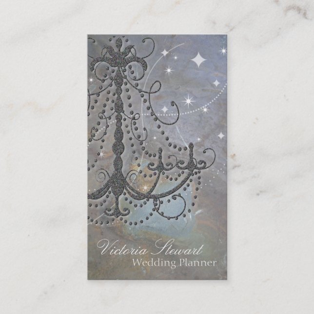 Geschäftskarte für Hochzeitsplaner Visitenkarte (Vorderseite)