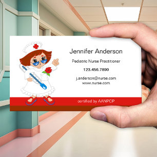 Geschäftskarte für Kinderkrankenschwester Visitenkarte
