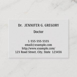 Geschäftskarte für Minimalistische und klassische Visitenkarte