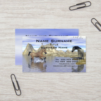 Geschäftskarte für Pferde Visitenkarte