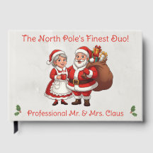 Geschäftskarte für professionelle Weihnachtsmänner