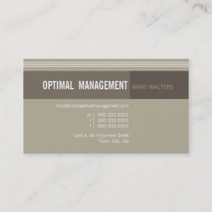 GESCHÄFTSKARTE: Optimaler Designer 4 Visitenkarte