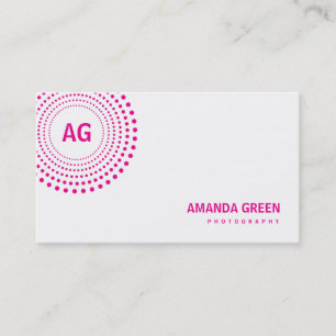Geschäftskarte "Spectrum Monogram Business Card"(F Visitenkarte