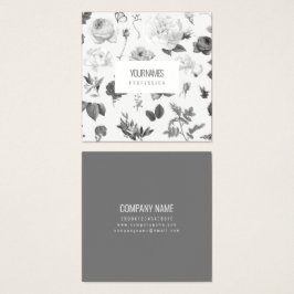 GESCHÄFTSKARTE: "VINTAGE BLUME"