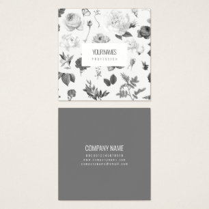 GESCHÄFTSKARTE: "VINTAGE BLUME"