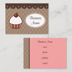 Geschäftskarten für Bäckerei-Cupcakes Visitenkarte