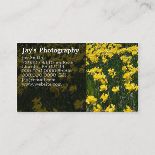 Geschäftskarten für Blumenfotografie Visitenkarte
