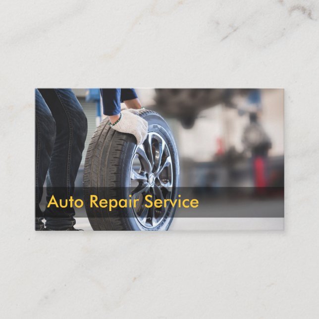 Geschäftskarten für coole Kfz-Reparatur Visitenkarte (Vorderseite)