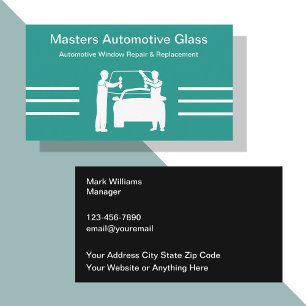 Geschäftskarten für die Autoglas-Reparatur und -Er Visitenkarte