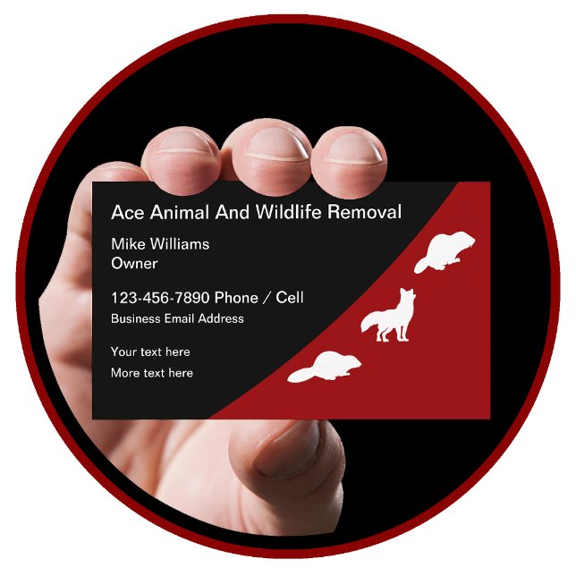 Geschäftskarten für Tiere und Wildtiere Visitenkarte (Von Creator hochgeladen)