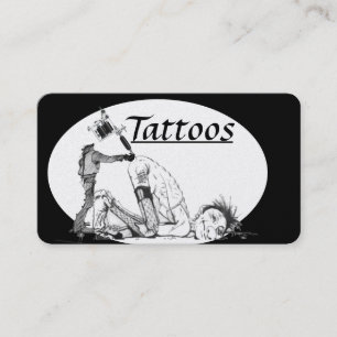 Geschäftskarten von Tattoo Template Visitenkarte