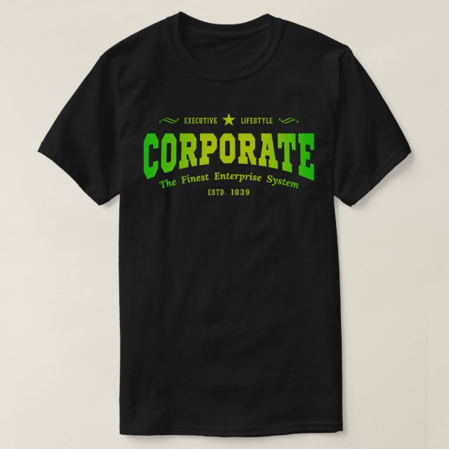 Geschäftsleben T-Shirt (Design vorne)