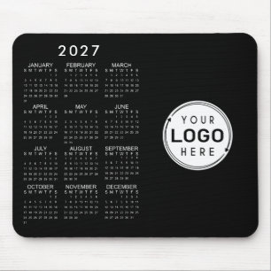 Geschäftslogo 2026 Kalender Benutzerdefinierte Far Mousepad