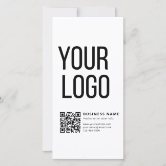 Geschäftslogo & bearbeitbarer QR-Code
